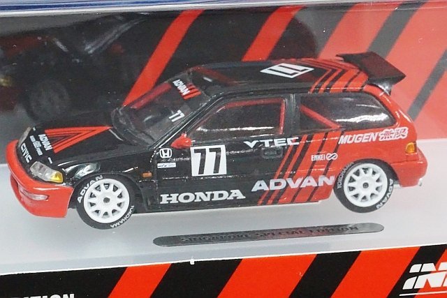 INNO イノモデル 1/64 HONDA ホンダ CIVIC シビック EF9 ADVAN KANJO RACER #77 シンガポール限定 IN64-EF9-ADSGS_画像1