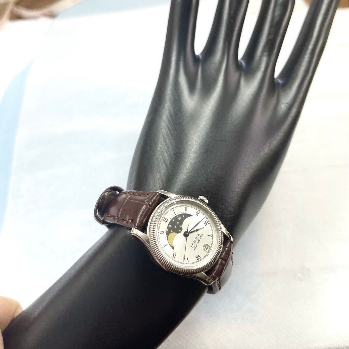 稼働 美品 LOOGER レディース腕時計 銀無垢 シルバー925 腕時計 稼働 美品 LOOGER レディース腕時計 銀無垢 シルバー925 腕時計