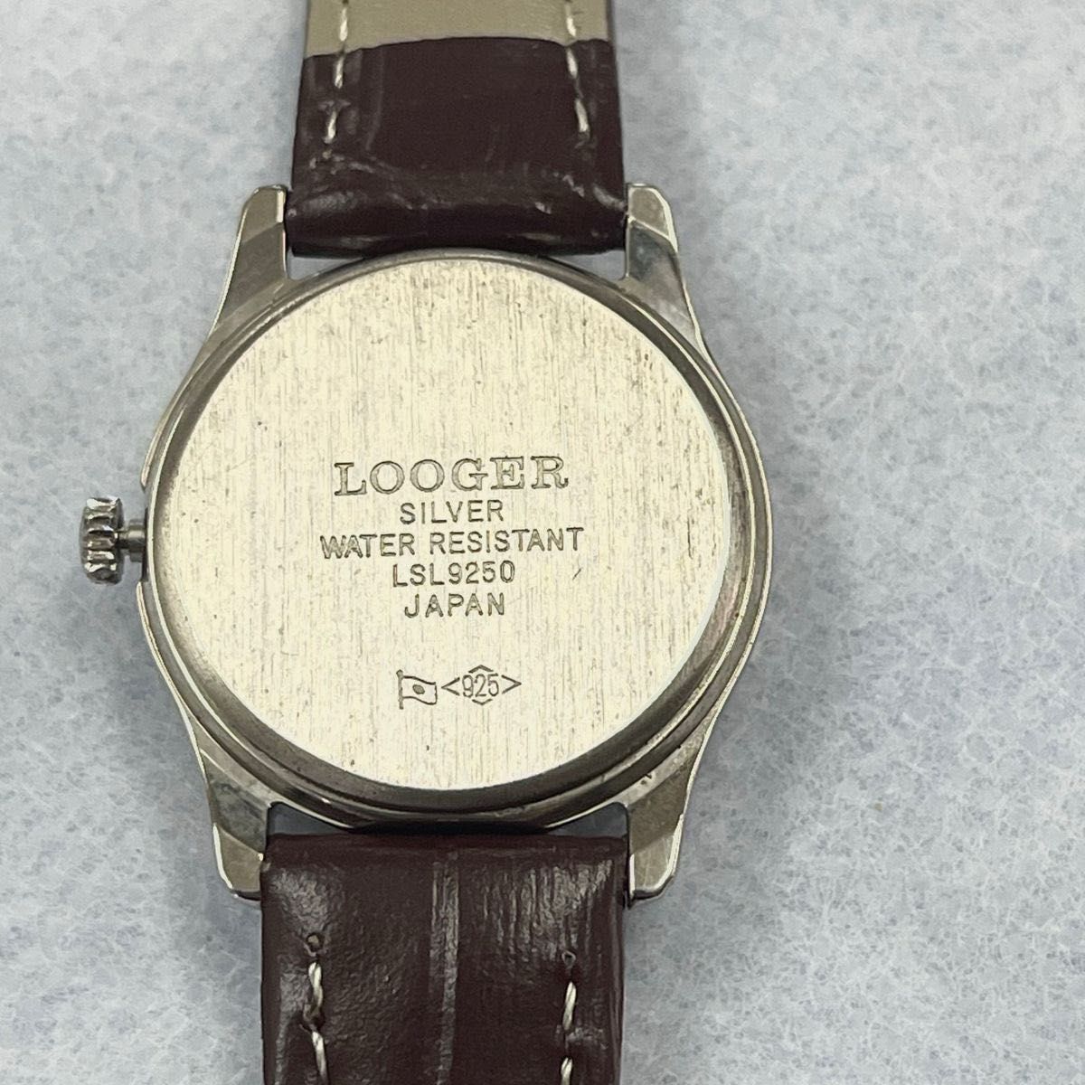 稼働 美品 LOOGER レディース腕時計 銀無垢 シルバー925 腕時計 稼働 美品 LOOGER レディース腕時計 銀無垢 シルバー925 腕時計