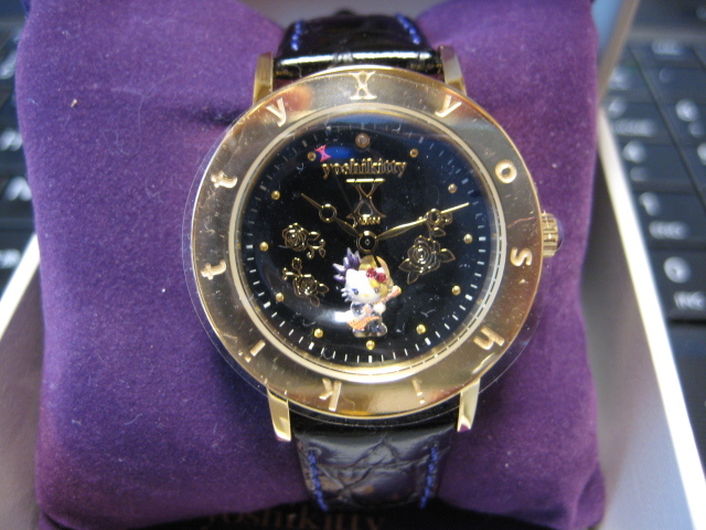  new goods unused yosi Kitty wristwatch regular price 5 ten thousand jpy yoshikitty 10 anniversary commemoration Anniversary watch 