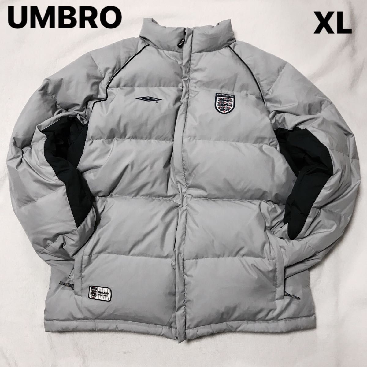 希少 UMBRO ENGLAND代表 ダウンジャケット 90's アイスグレー 希少 UMBRO ENGLAND代表 ダウンジャケット 90's アイスグレー