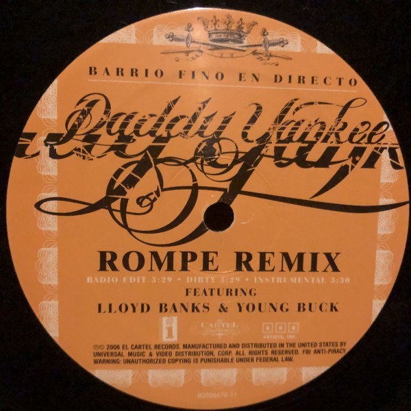 Daddy Yankee / Rompe (Remix)_画像3