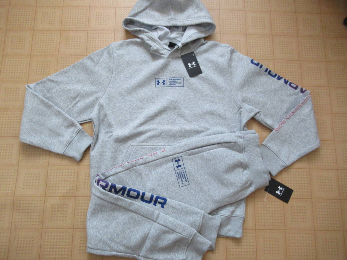 即決新品 XLサイズ UNDER ARMOUR 裏起毛スウェット上下セット 即決新品 XLサイズ UNDER ARMOUR 裏起毛スウェット上下セット