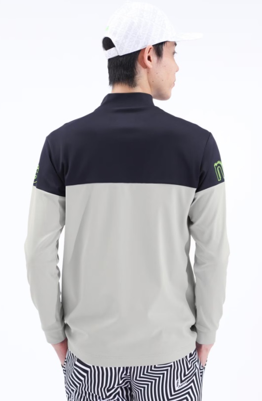 即決新品 New Balance GOLF メンズ長袖ストレッチモックネックシャツ