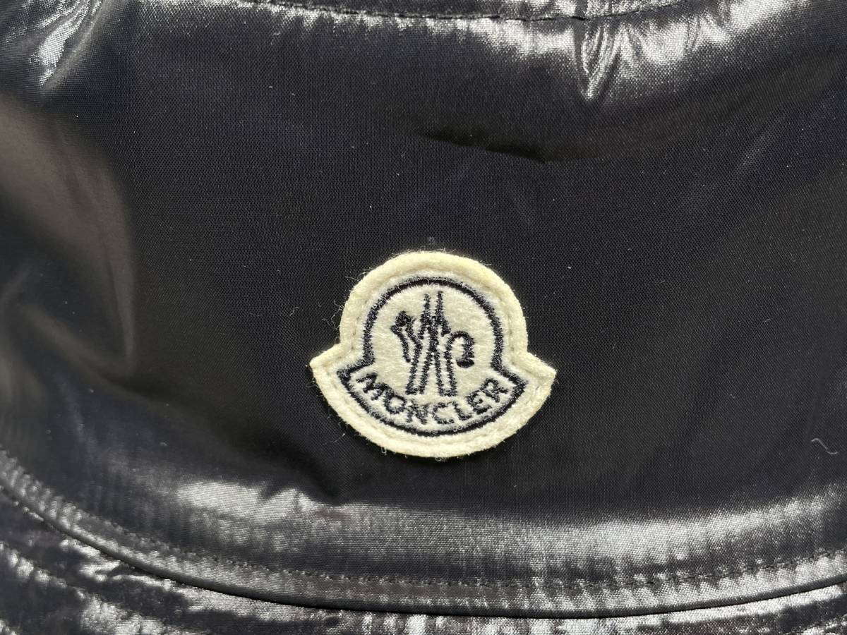 新品 本物 モンクレール MONCLER FRGMT ロゴ バケット ハット XL 黒 ブラック帽子 サファリハット バケハ ロゴ フラグメント GENIUS_画像5