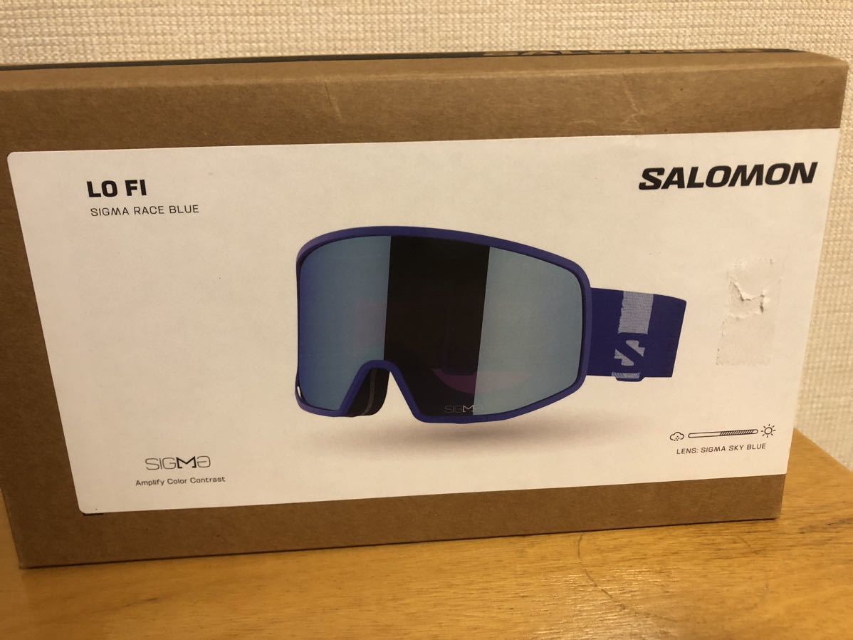 SALOMONサロモン LO FI SIGMA ゴーグル　レースブルー 新品未使用_画像3