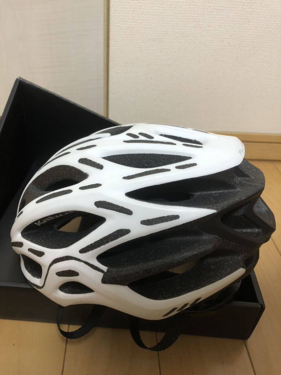 最軽量185g OGK KABUTO FLAIR サイズL/XL(59-61cm) 白 ヒルクライムに 自転車 ロードバイク ヘルメットの画像4