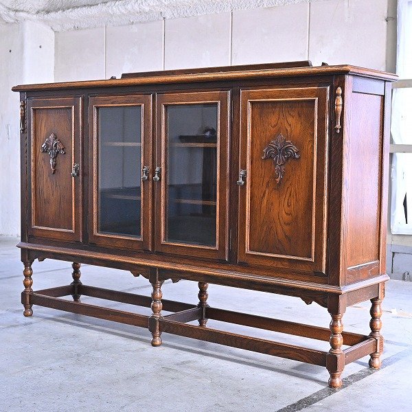  three .b rouge sideboard cabinet oak material purity storage cupboard living glass Britain Country house Classic Brugge