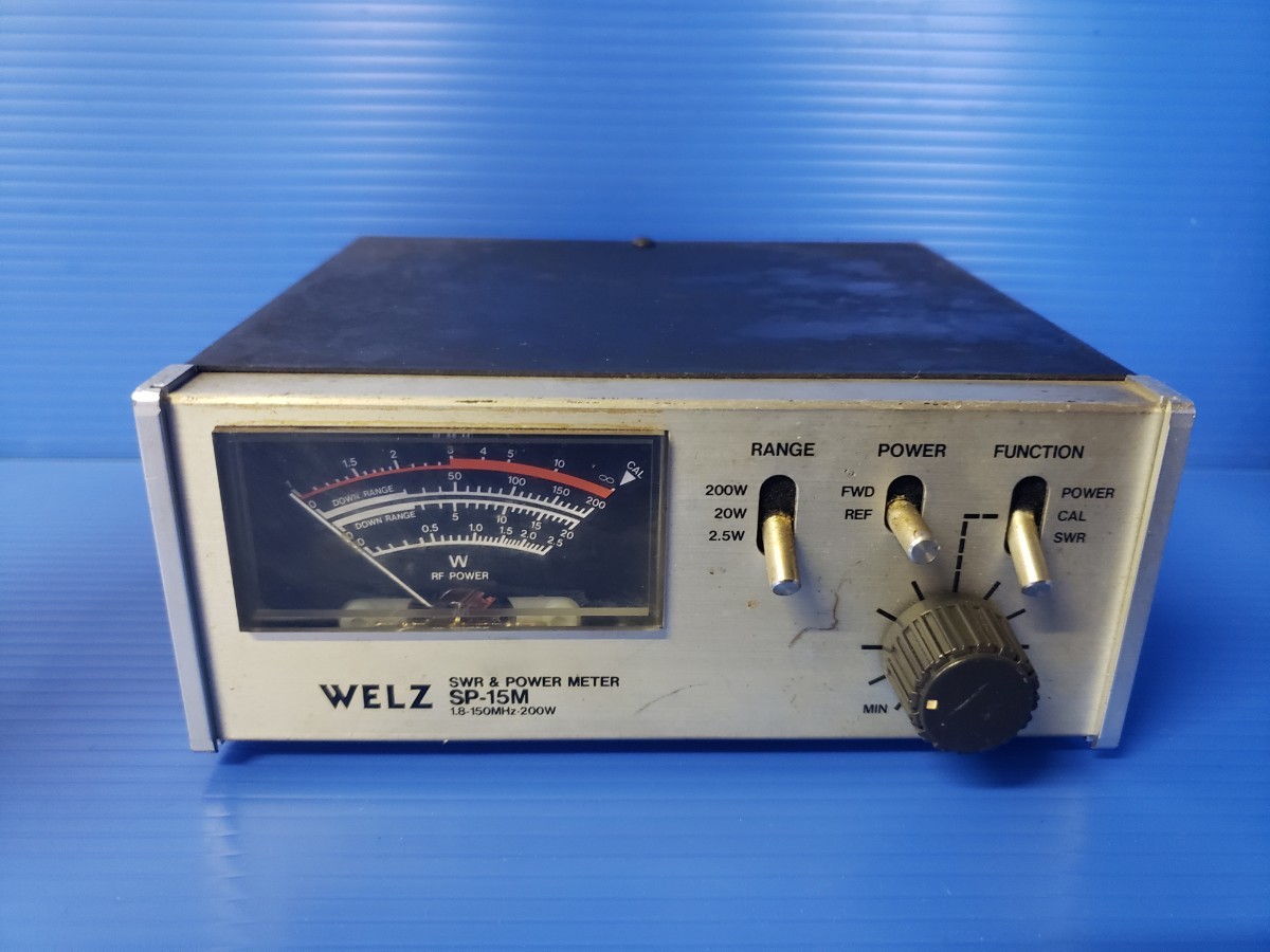 WELZ SP-15M 1.8-150MHz SWR＆パワー計　HF/50M/144MHz 現状品_画像1