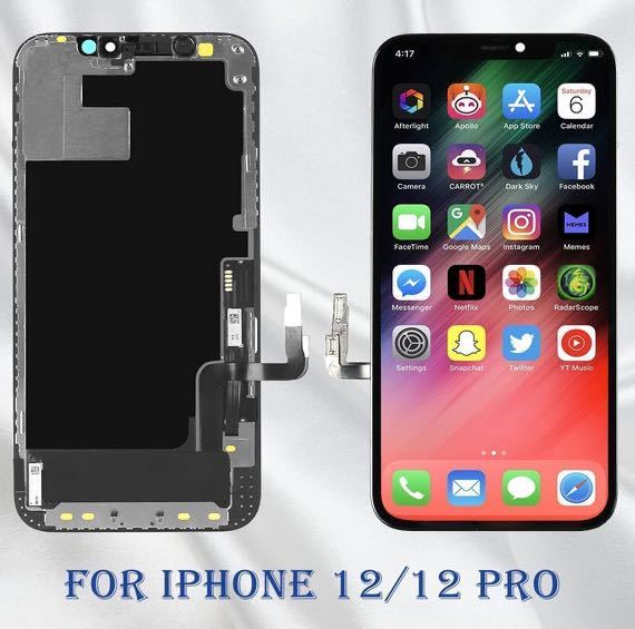 【新品】iPhone12/12Pro 有機EL フロントパネル 画面交換 工具付_画像2