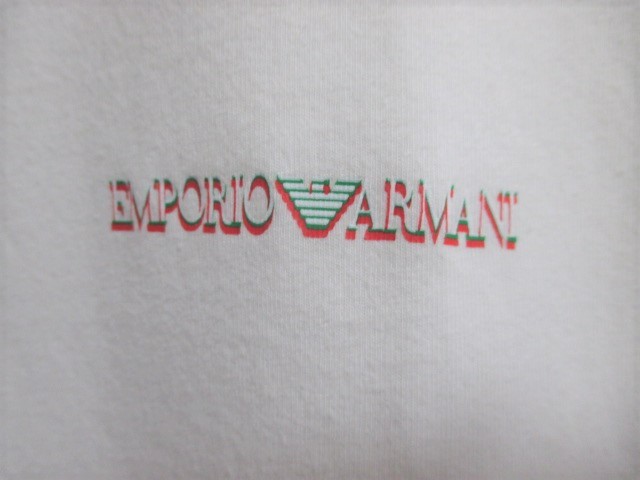 ☆EMPORIO ARMANI エンポリオアルマーニ Tシャツ/メンズ/M☆ホワイト_画像4