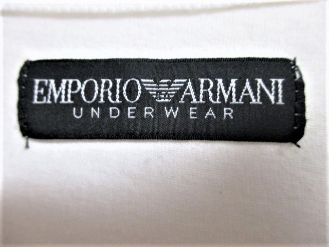 ☆EMPORIO ARMANI エンポリオアルマーニ Tシャツ/メンズ/M☆ホワイト_画像6