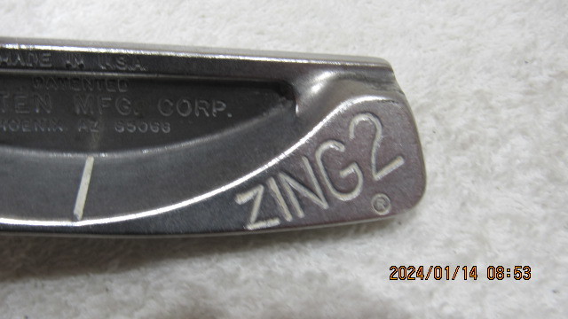 PING  ZING2  USA 85068 パター 長さは33インチグリップ 無し 重さは400g 中古美形の画像4