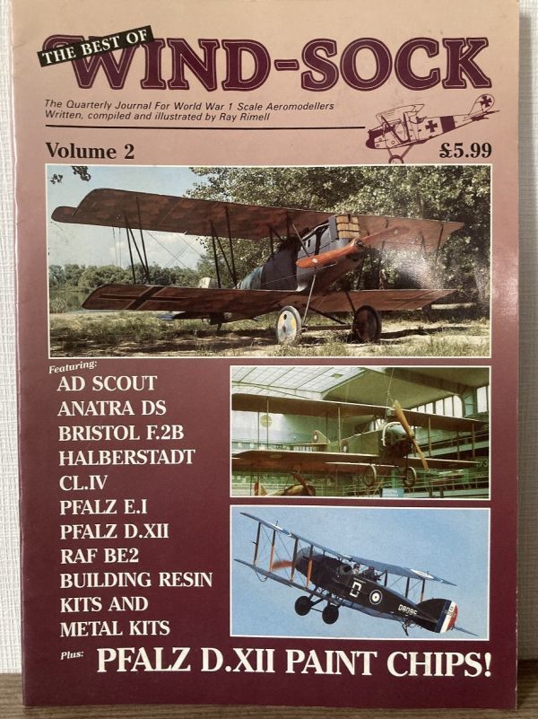 g03-17 / 洋書 THE BEST OF WIND-SOCK vol.2　第一次世界大戦 飛行機 戦闘機 航空機 ザベストオブウインドソック_画像1