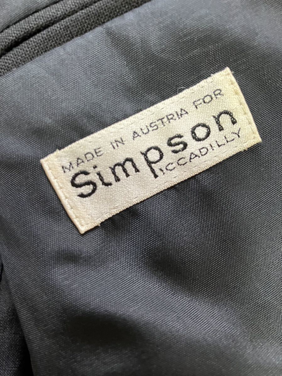 vintage знаменитая школа te часть высококлассный Simpson PICCADILLYtina- костюм bi спица Австрия производства смокинг DAKS