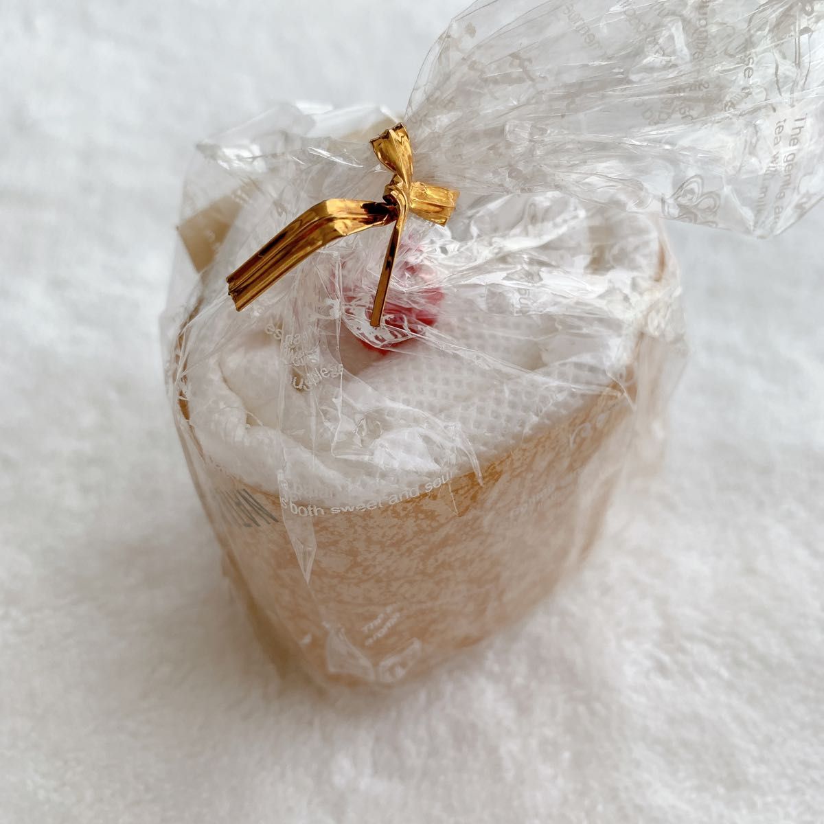 【新品3点】ぷちDeli Bag ギフトタオル　プレゼント用ハンドタオル　ケーキ
