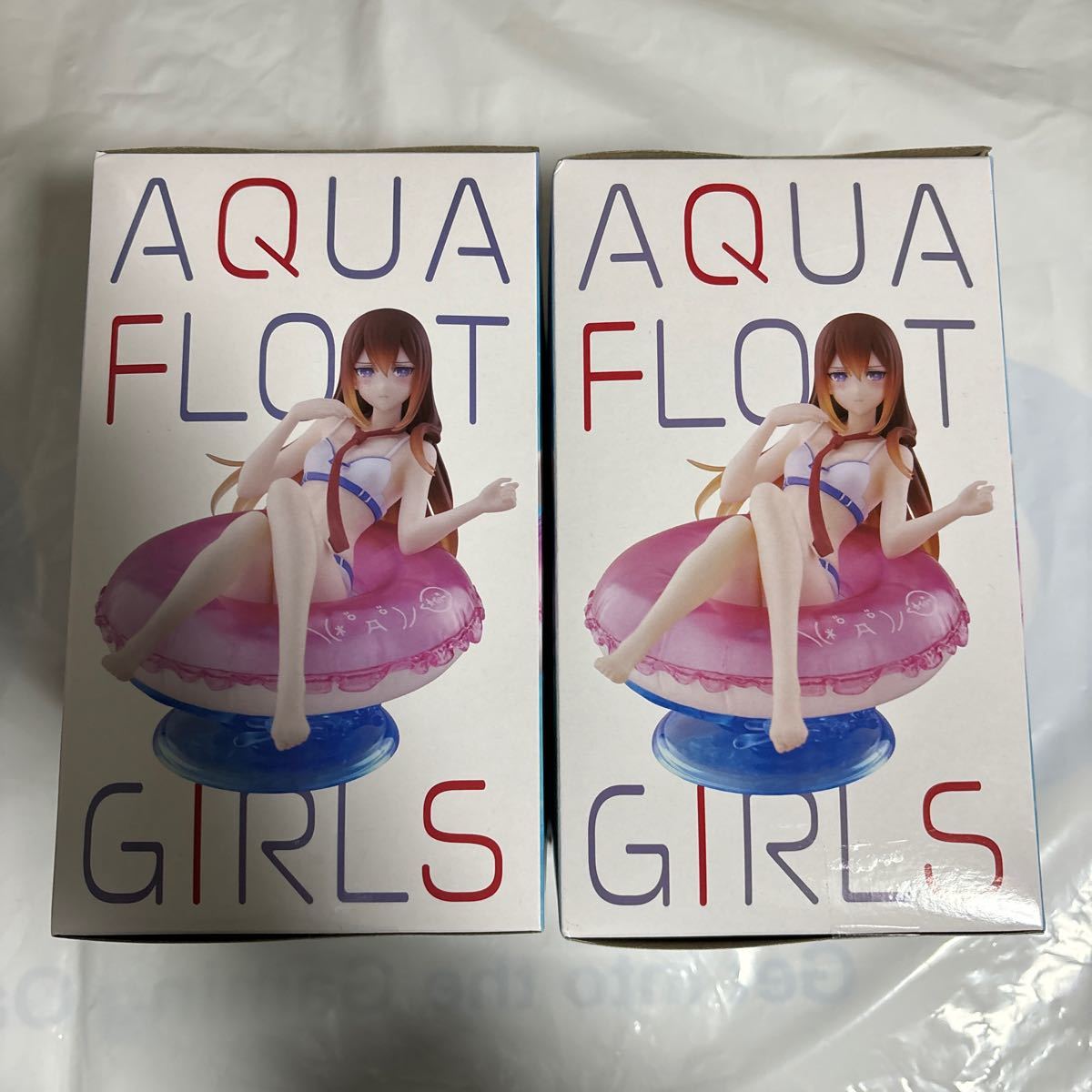 STEINS;GATE Aqua Float Girlsフィギュア 牧瀬紅莉栖 2個セット_画像2