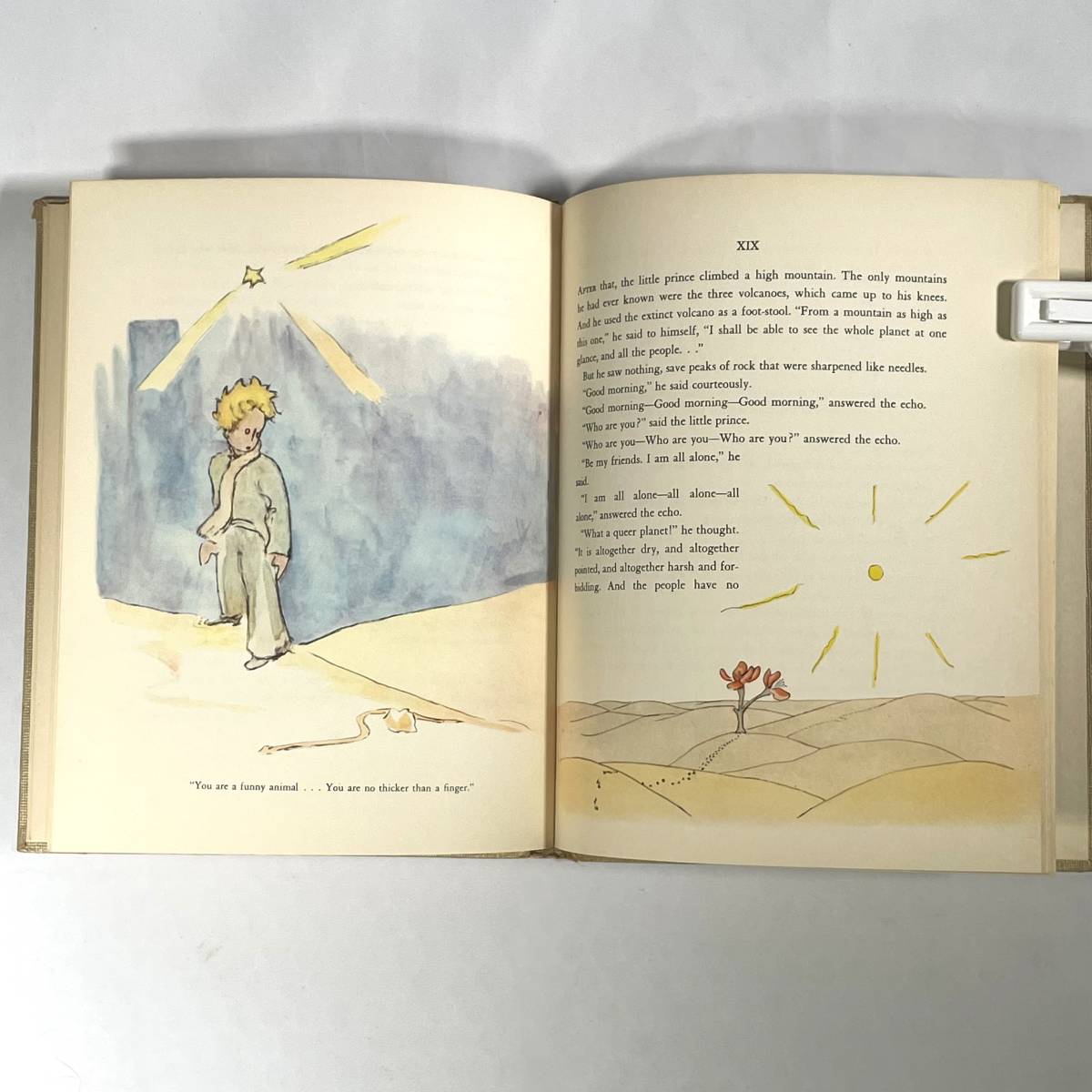 ★希少★美品「星の王子さま The Little Prince 」1943年初版七刷 サン・テグジュペリ作 レイナル・ヒッチコック社 送料無料！