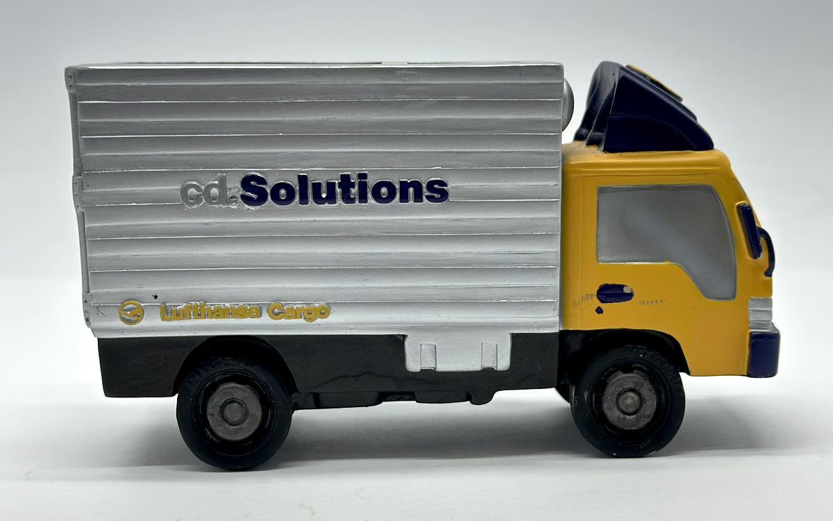 LUFTHANSA CARGO ルフトハンザ・カーゴ cd.Solutions ミニカー 車 貨物車 全長約14.5cm ペン立て 小物入れ ■兵庫県姫路市から a2 24-098_画像3