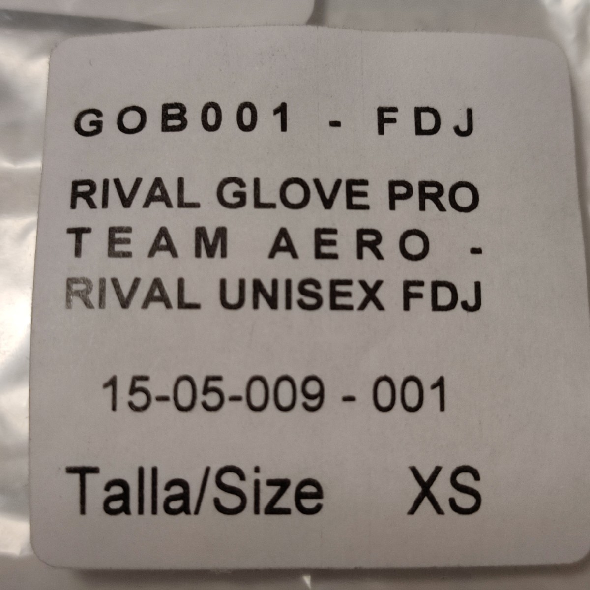 支給品　エアログローブ　FDJ　手袋　GOBIK サイクルジャージ　ロードバイク　自転車　XS　RIVAL GLOVE PRO TEAM AERO-RIVAL UNISEX FDJ_画像4