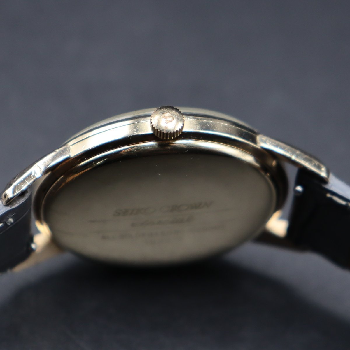 SEIKO CROWN Special セイコー クラウン スペシャル 15021E 手巻き 23石 SD文字盤 AGF80μケース 1960年代 SEIKO社製ベルト メンズ腕時計_画像6
