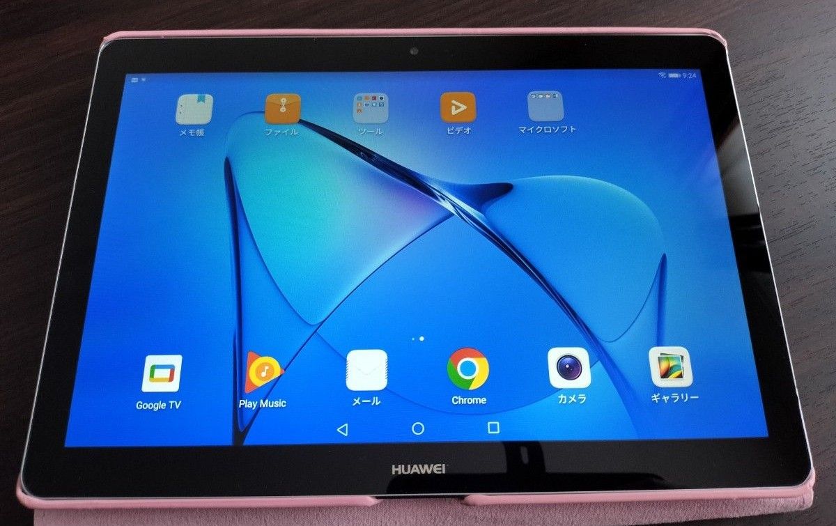 (難あり)HUAWEI MediaPad T3 10 Wi-Fiモデル(AGS-L09)ケースとアダプター付き