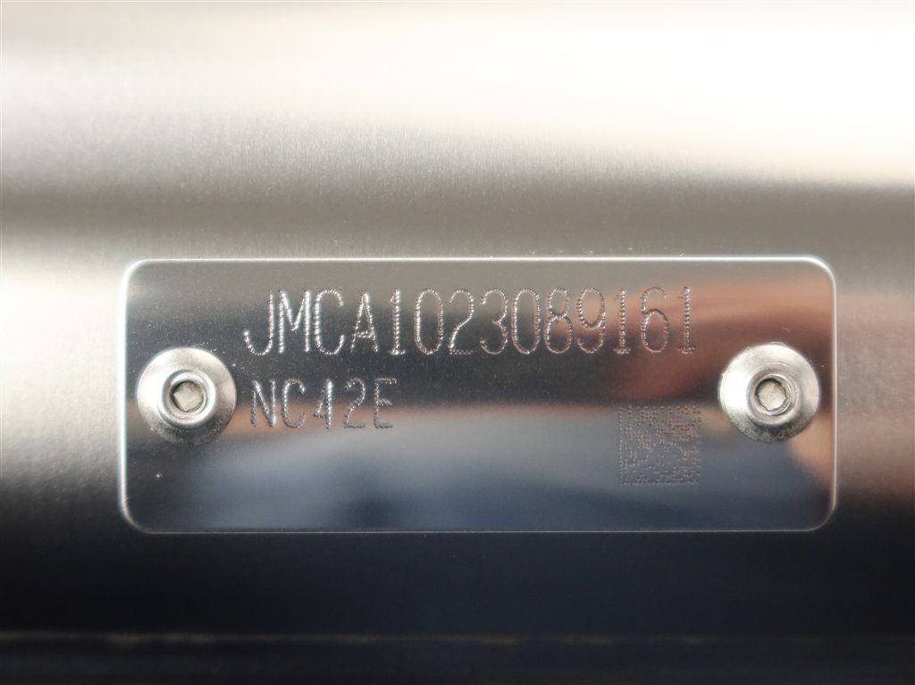 ◎CB400SF/SB NC42/'08-'17 アールズギア ワイバンクラシック スリップオン マフラー チタン 未使用 (H0115A14) 検索/MH34-S3CTの画像3