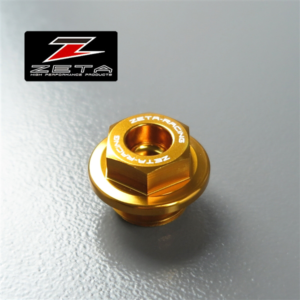◇ZETA オイルフィラープラグ/フィラーキャップ ゴールド M20 P2.5 展示品 CB400SF/Z900RS等 (ZS89-2104)_画像1