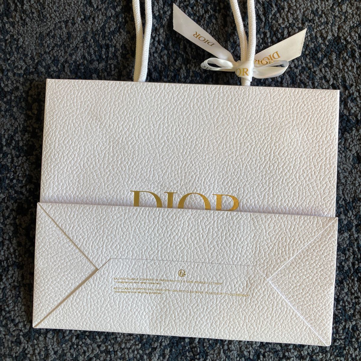 ほぼ未使用/DIOR/クリスチャンディオール/ショッパー3枚セット/紙袋/ショップ袋/Dior/送料230円_画像4