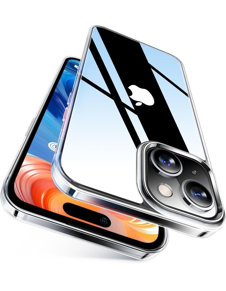 f128 UltraGlass for iPhone 15 ケース 米軍MIL規格 耐衝撃 クリア 耐久性 ワイヤレス充電対応 アイフォン 15 用 (クリア)_画像1