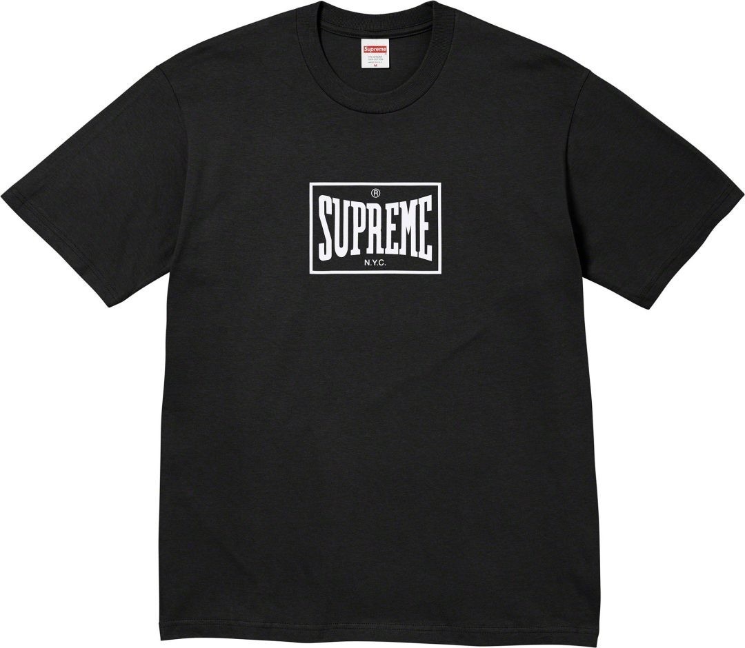 正規品 新品 未開封 FW23 Supreme Warm Up Tee シュプリーム ワーム アップ ティー シャツ Black ブラック XLarge エキストララージ_画像7