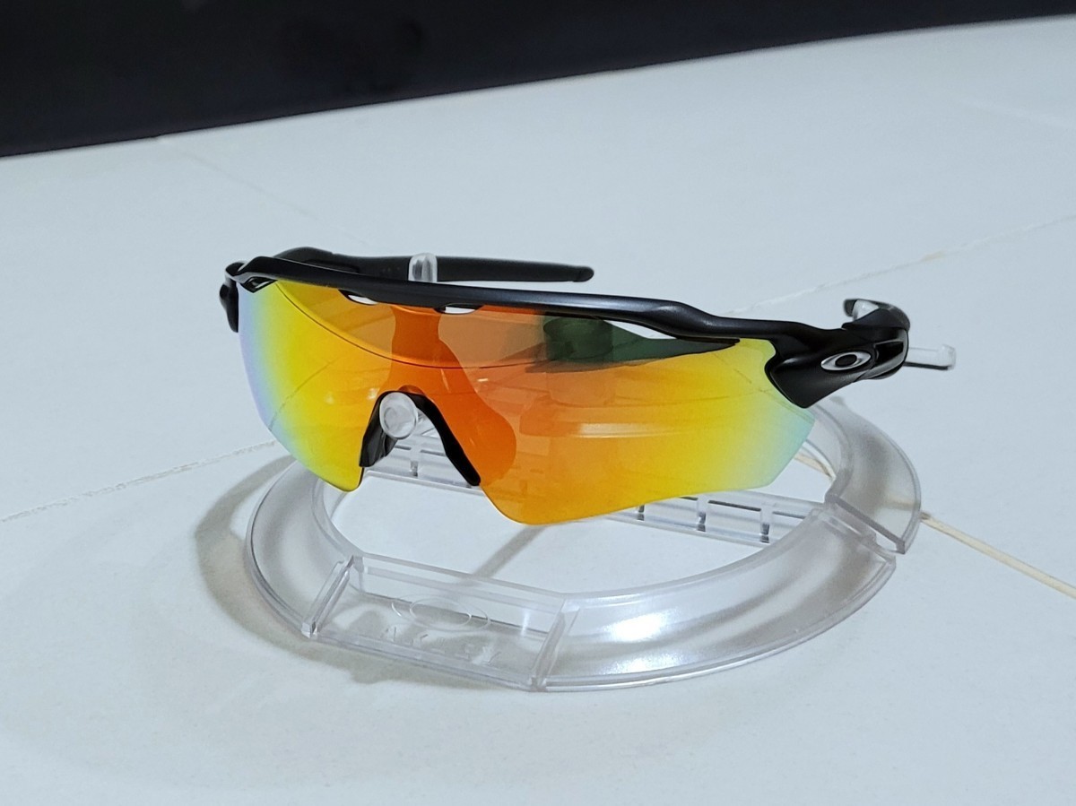 正規品 新品 偏光レンズ2枚付き OAKLEY RADAR EV PATH オークリー レーダー イーブイ パス Ruby Jade Polarized ポラライズド サングラスの画像8