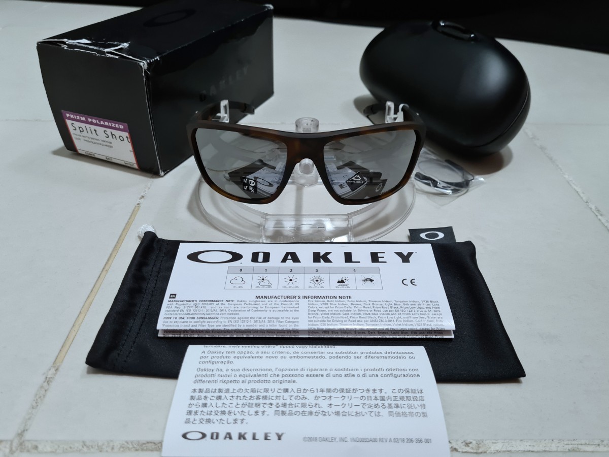 正規品 新品 偏光レンズ OAKLEY SPLIT SHOT オークリー スプリット ショット PRIZM POLARIZED プリズム ポラライズド サングラス OO9416-27_画像2