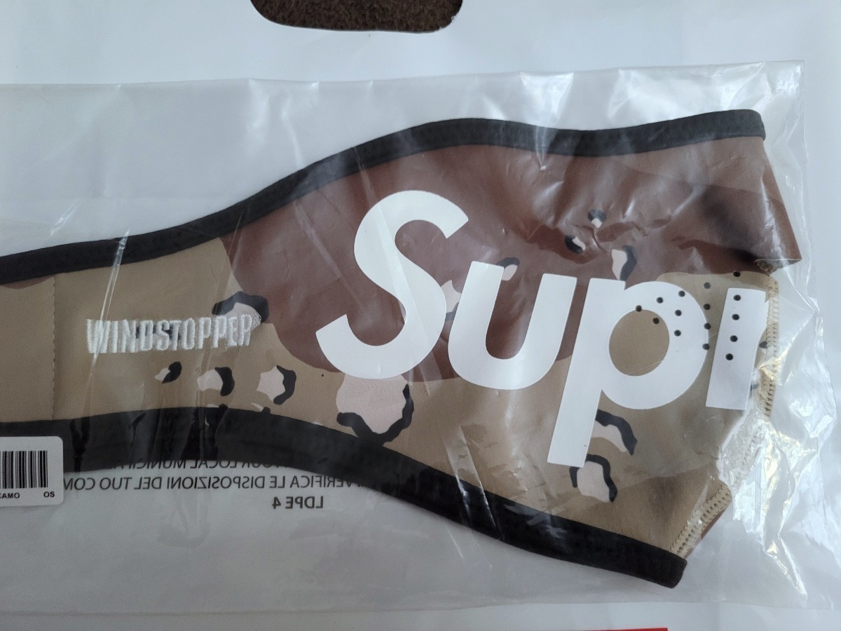 正規品 新品 未使用 未開封 FW22 Supreme WINDSTOPPER Facemask シュプリーム ウインドストッパー フェイスマスク Chocolate Chip Camo_画像4