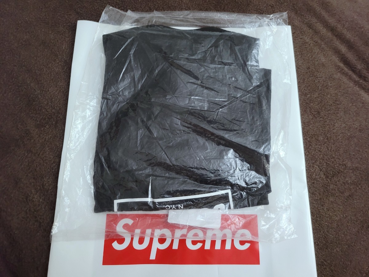 正規品 新品 未開封 FW23 Supreme Warm Up Tee シュプリーム ワーム アップ ティー シャツ Black ブラック XLarge エキストララージ_画像3