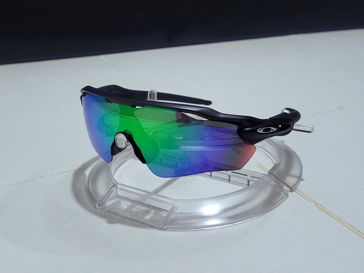 正規品 新品 偏光レンズ2枚付き OAKLEY RADAR EV PATH オークリー レーダー イーブイ パス Jade Blue Polarized ポラライズド サングラス_画像1