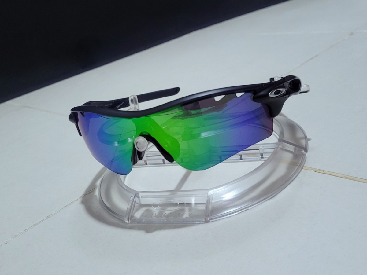 正規品 新品 偏光レンズ2枚付き OAKLEY RADARLOCK PATH オークリー レーダーロック パス Jade Blue Polarized ポラライズド サングラス