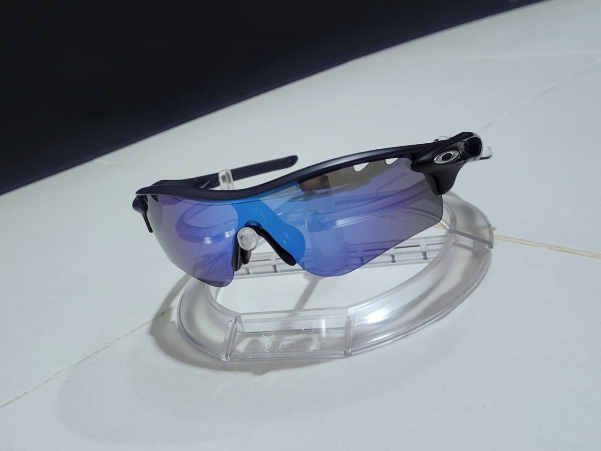 正規品 新品 偏光レンズ2枚付き OAKLEY RADARLOCK PATH オークリー レーダーロック パス Blue Ruby Polarized ポラライズド サングラス