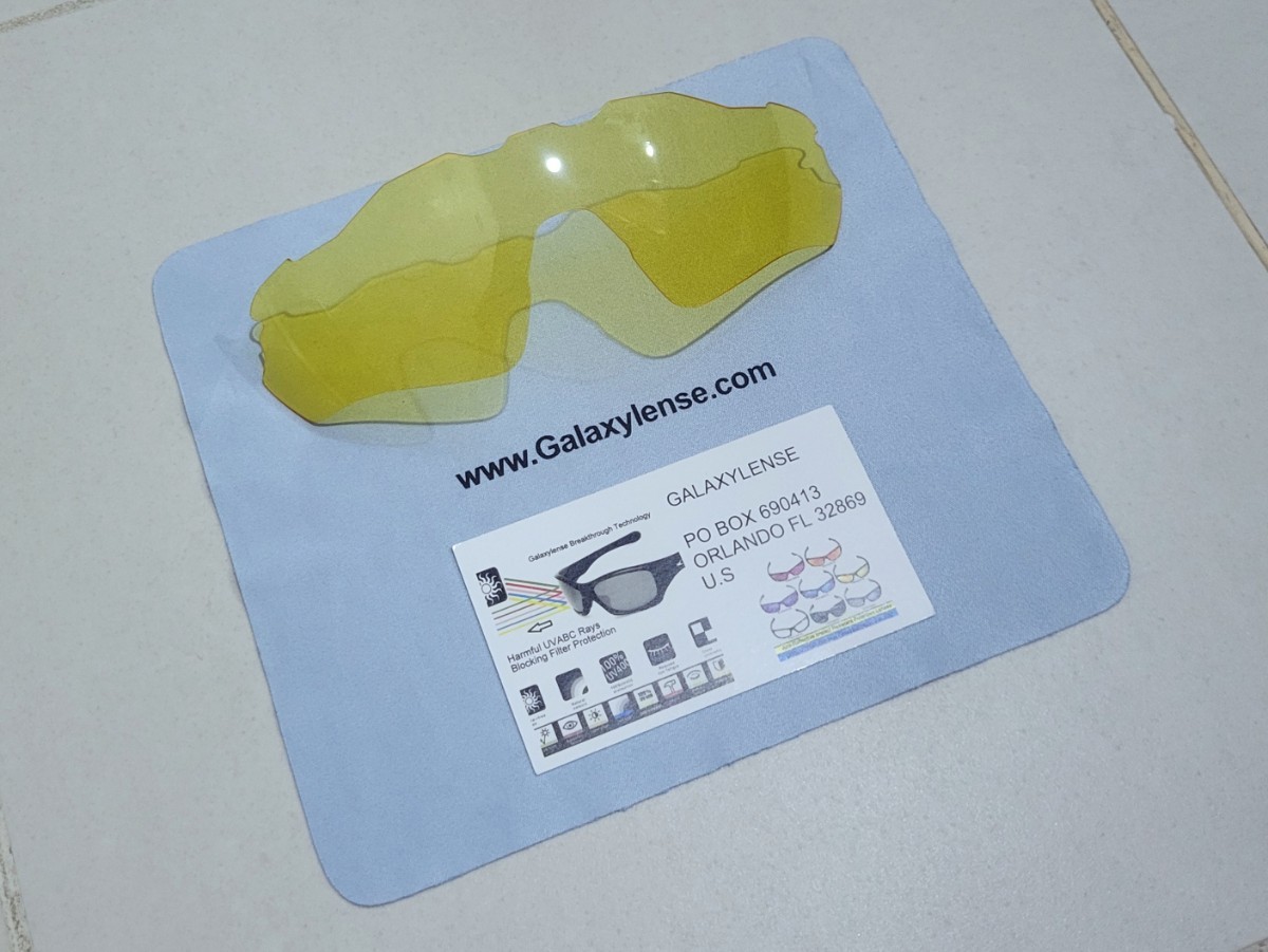 新品 OAKLEY RADAR EV PATH PITCH オークリー レーダー イーブイ パス ピッチ Yellow HD イエロー アジアフィット ASIA FIT 交換用 レンズ_画像5