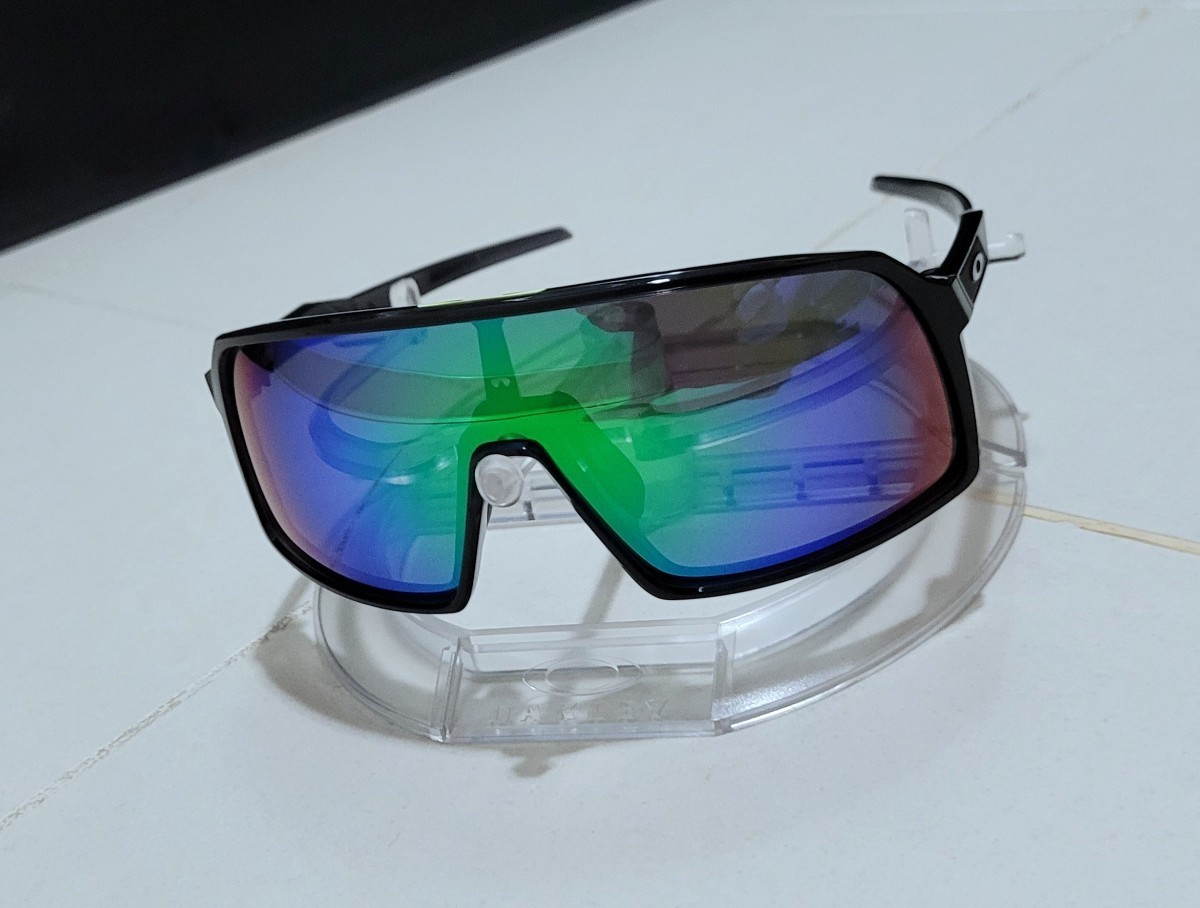 正規品 新品 偏光レンズ2枚付き OAKLEY SUTRO オークリー スートロ Jade Blue Polarized ジェイド ブルー ポラライズド ストロ サングラス_画像9