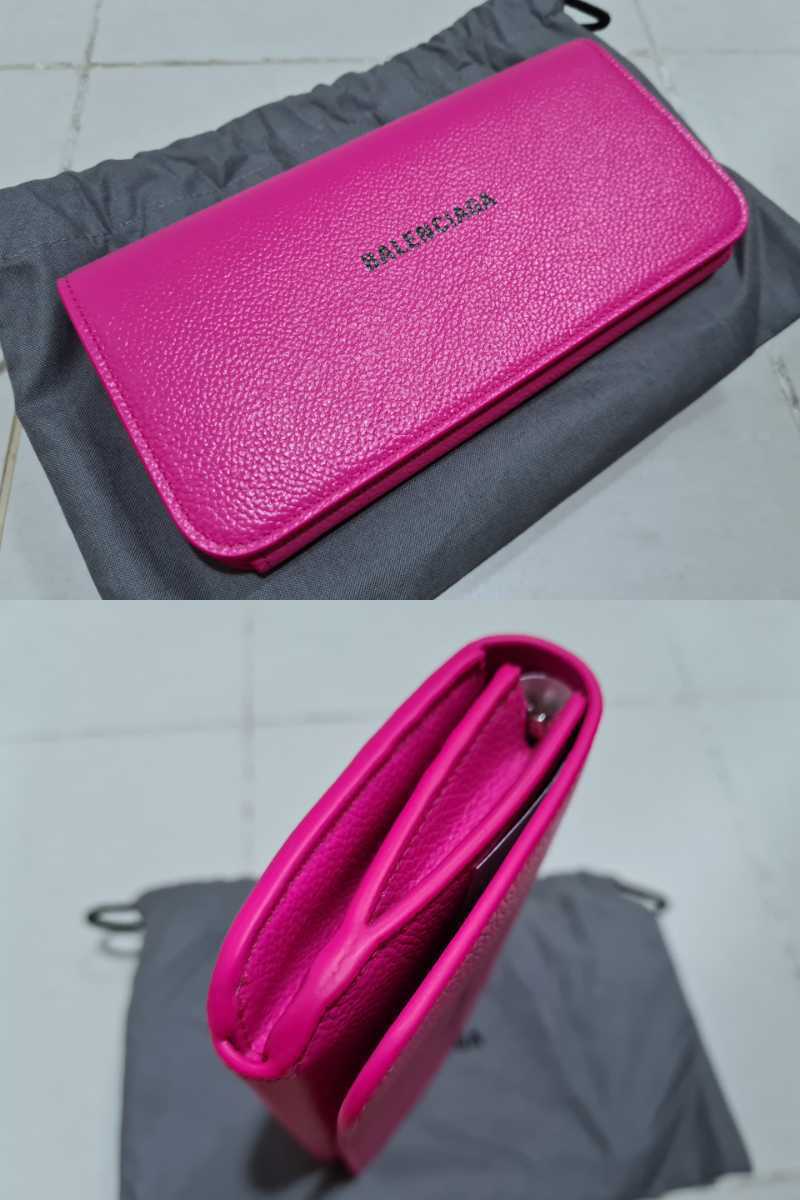 正規品 新品 未使用 BALENCIAGA バレンシアガ CASH CONTINENTAL WALLET キャッシュ コンチネンタル ウォレット 長財布 594289 1IZ43 5660