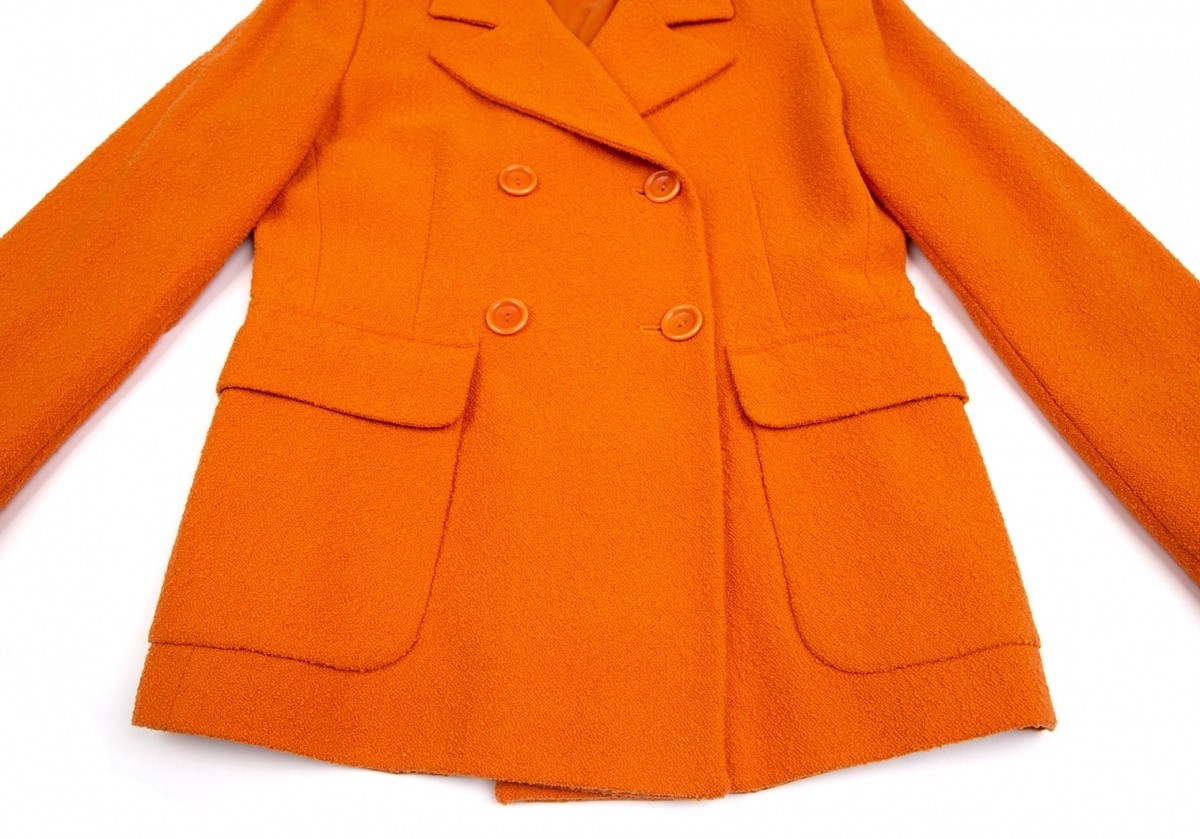  Max Mara Max Mara wool double jacket orange 38