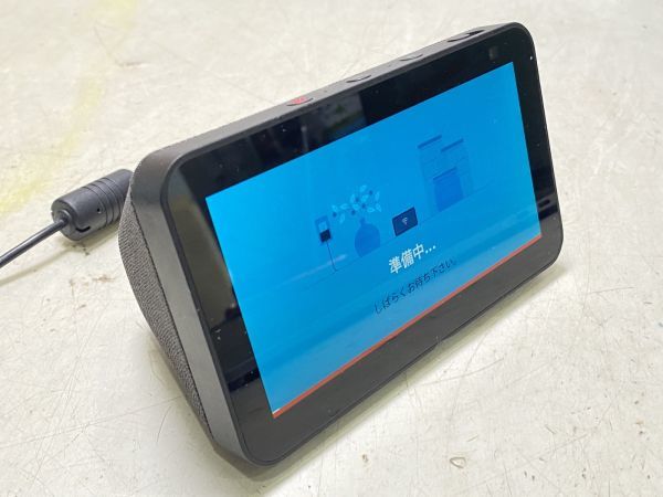 【中古】Amazon Echo Show 5 第3世代 C76N8S 本体・社外品ACアダプタのみ 通電確認済【2423070021764】_画像2