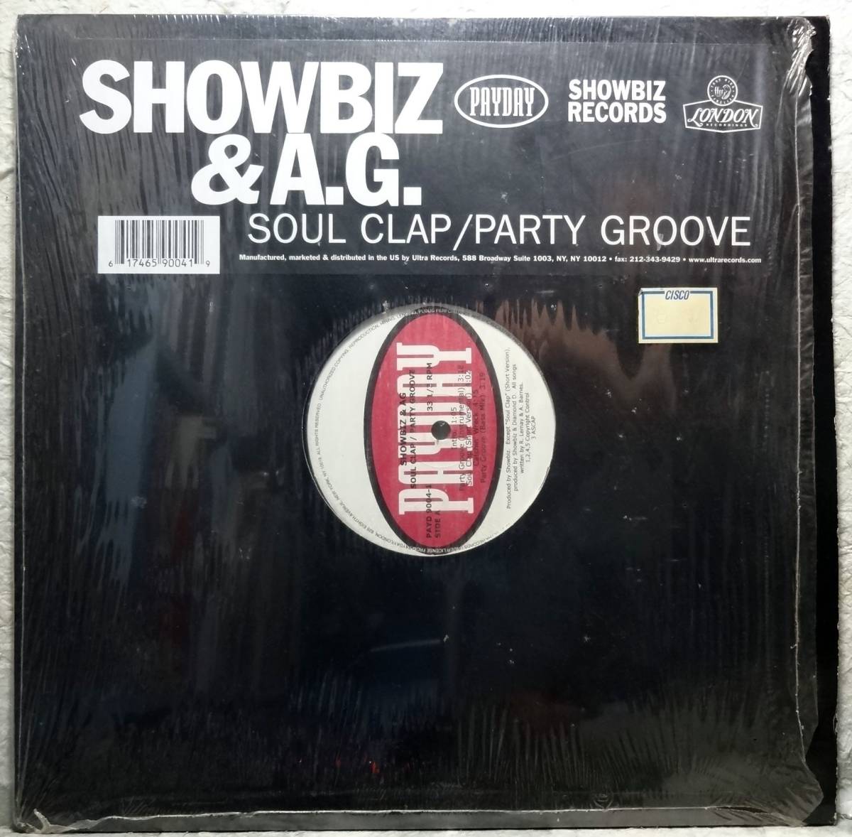 【Showbiz & A.G. “Soul Clap / Party Groove”】 [♪HZ] (R6/1)の画像1