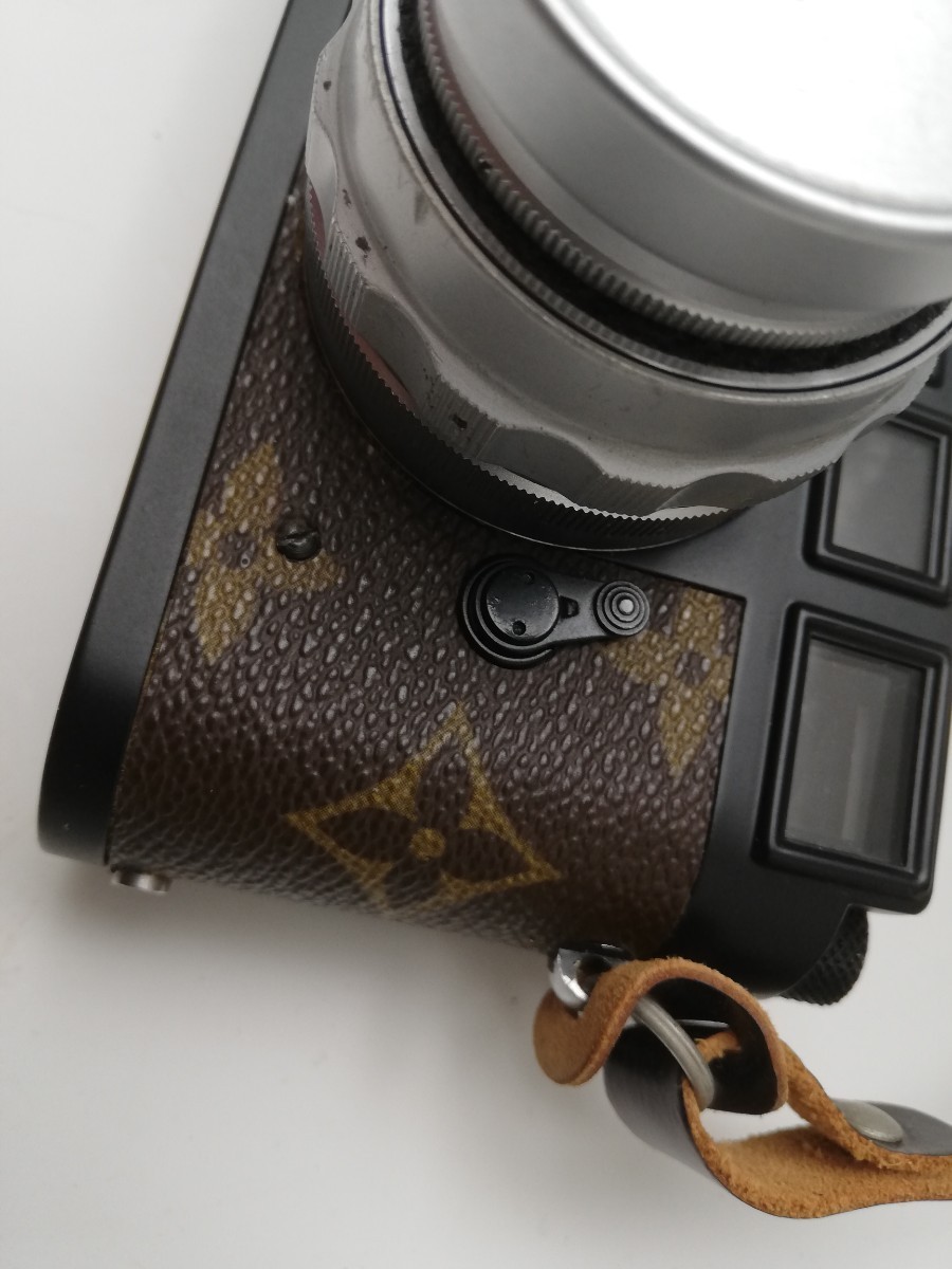 貴重！ライカM 3 ルイ・ヴィトン柄　カメラ　　　　　　　　　　LEICA M 3 Louis Vuitton pattern ＋エルマー90mmf3.5。中古美品_画像7