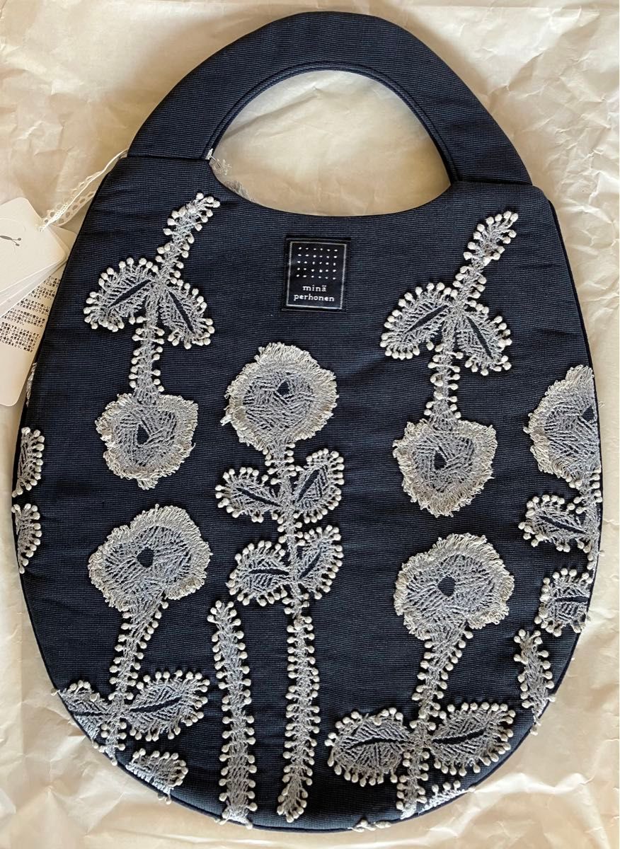 mina perhonen ミナペルホネン エッグバッグ frost garden mina perhonen ミナペルホネン エッグバッグ frost garden