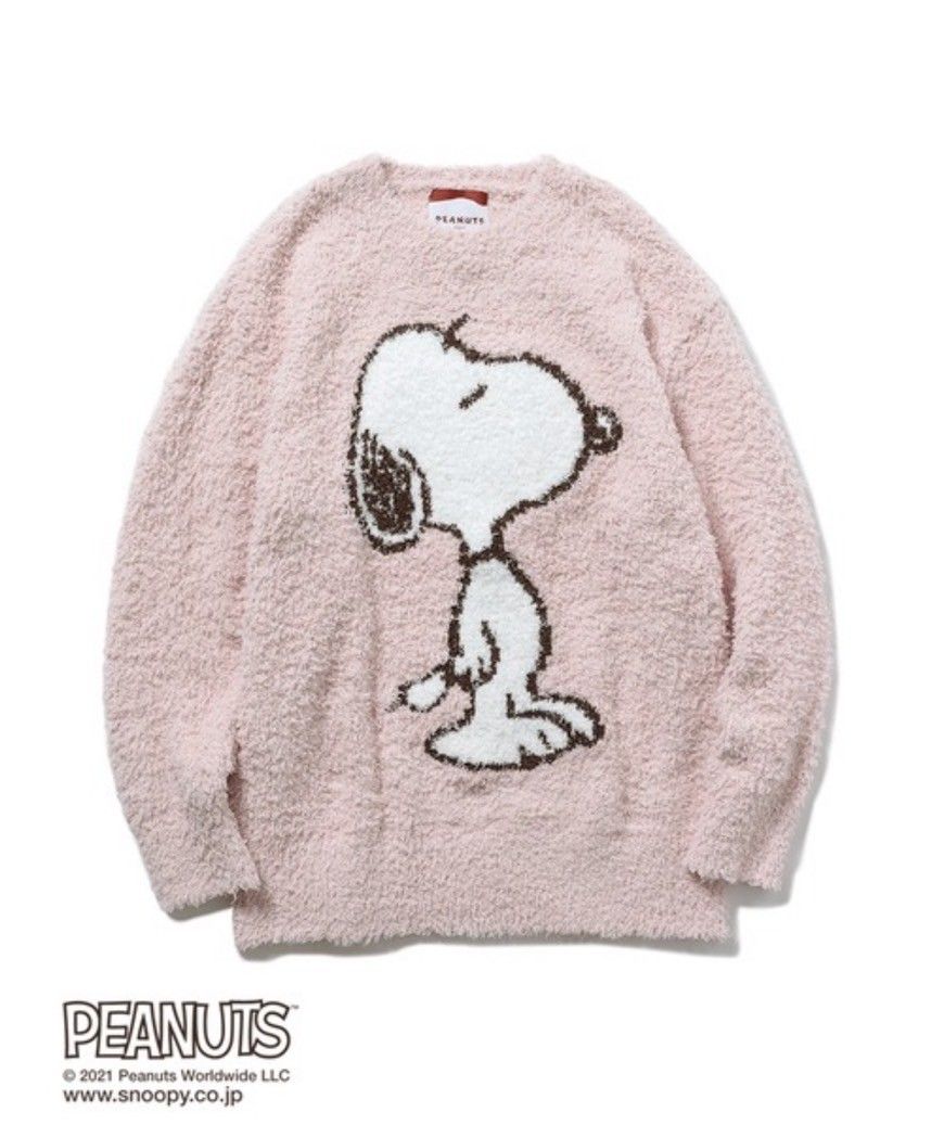 【ジェラートピケ】SNOOPY ジャガードプルオーバー&パンツ 上下セット