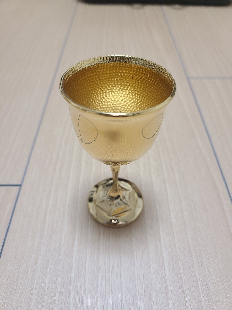 【美品・未使用】24KGP 金杯 6個セット ワイングラス 酒器_画像2