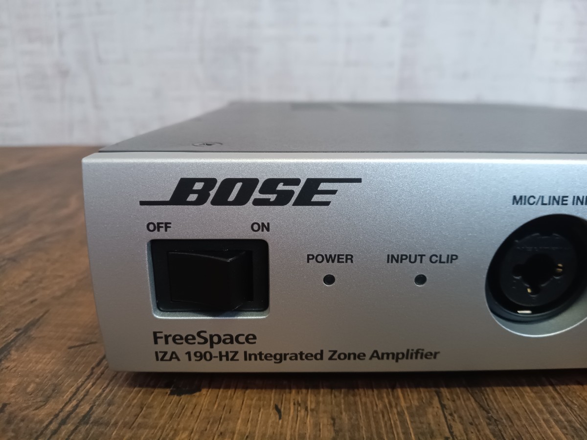BOSE　ボーズ　FreeSpace　IZA190-HZ パワーアンプ　ハイインピーダンス　ゾーンアンプ　アンプ　元箱付　ジャンク_画像4