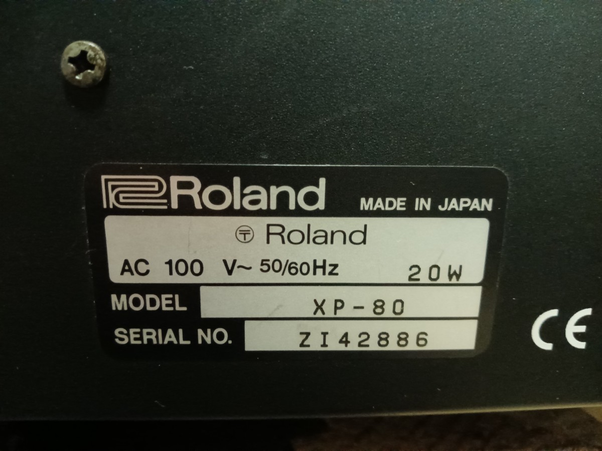 必見!!　Roland　ローランド　XP-80 シンセサイザー　MIDI キーボード　ピアノ　音響機材　楽器　ワークステーション　ジャンク_画像9
